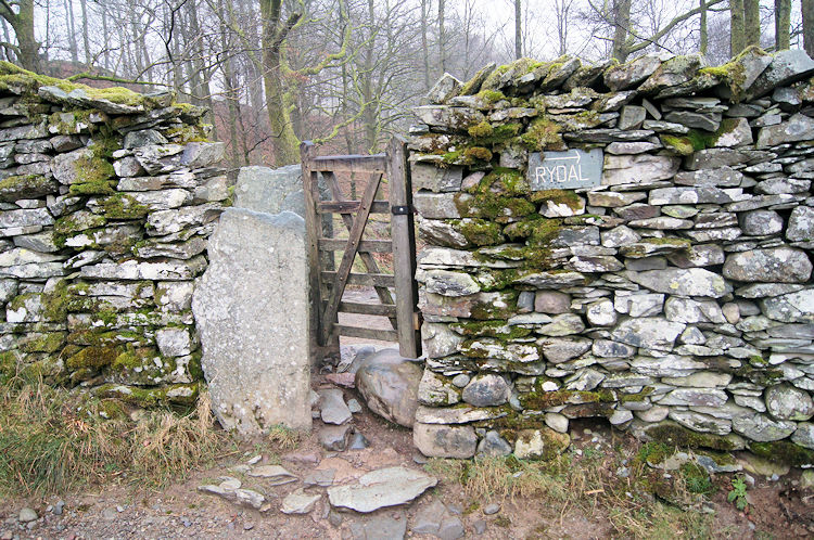 Gateway, a fusion of stone and wood