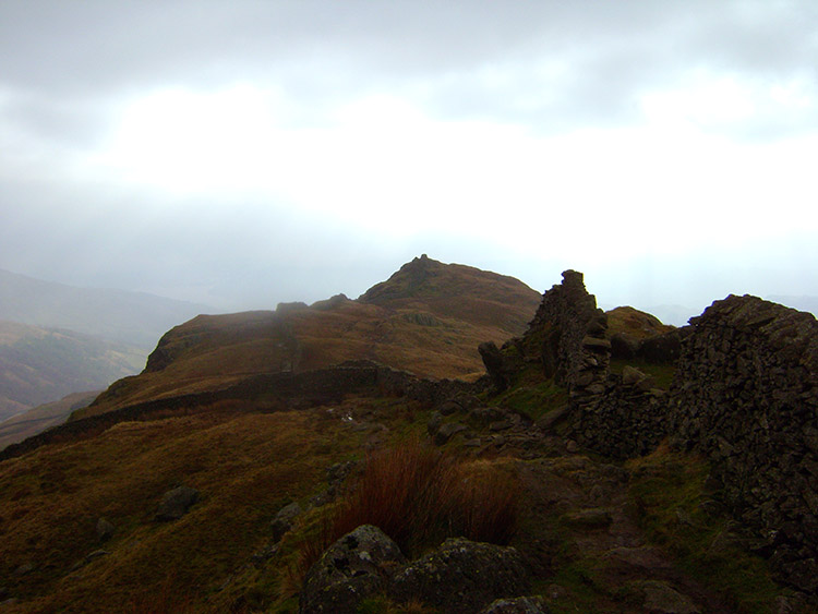 Low Pike appears out of the gloom