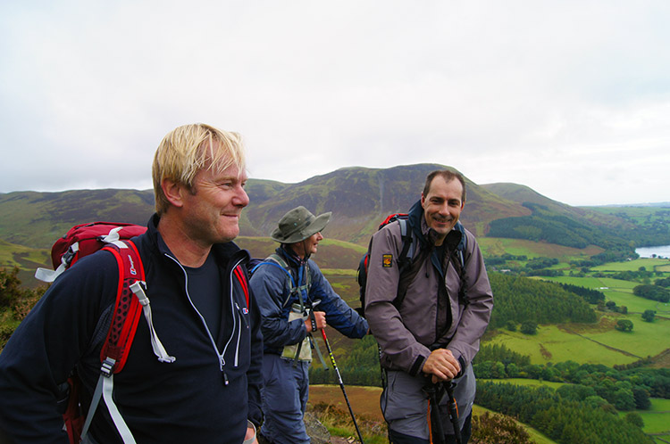 Taking a well earned rest halfway up Mellbreak