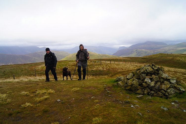 John Deasey, Peter and Oscar on Gavel Fell