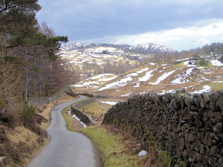 The road from High Park to Hollin Bank