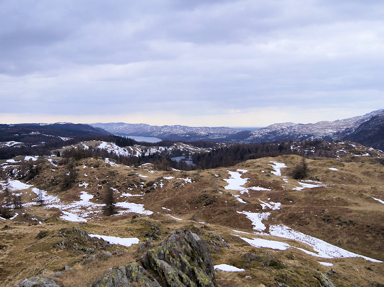 Looking south to Tarn Hows and Coniston Water