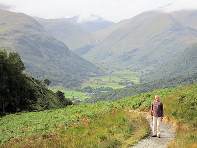 Above Borrowdale with Rosthwaite in the picture