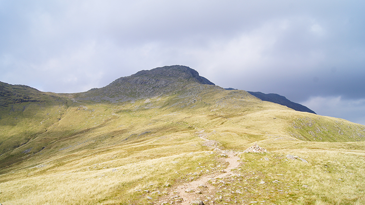 Path to the Col of Crinkle Crags and Bowfell