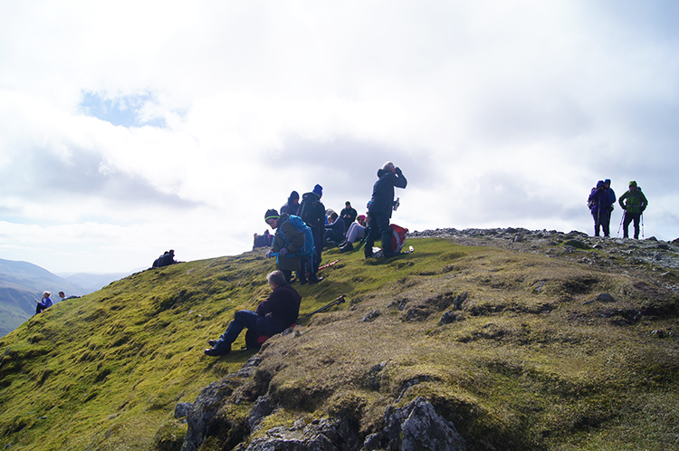 Lunchtime on Blencathra