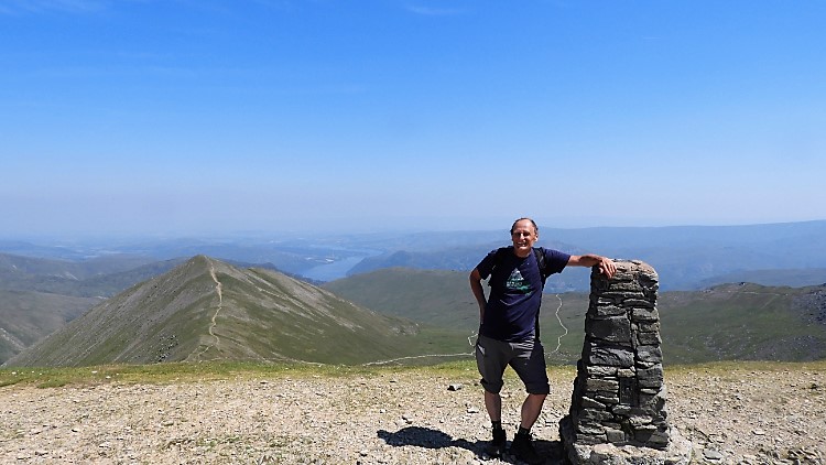 Happy on Helvellyn