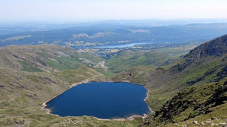 Levers Water and Coniston Water