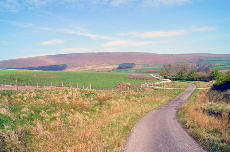 The track to Burnside Cottage