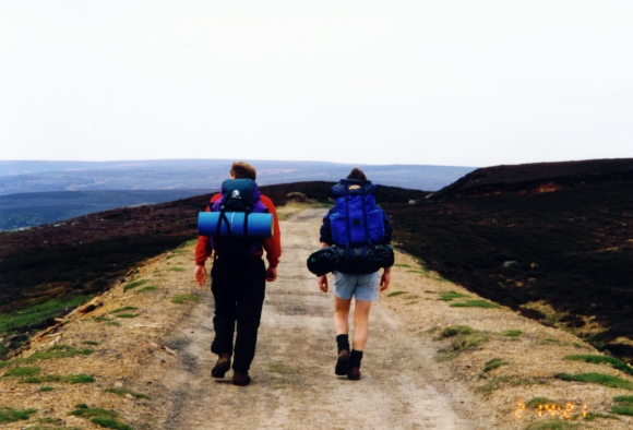 On the long moorland walk at Bloworth Crossing