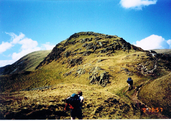 Climbing from Kidsty Howes to Kidsty Pike