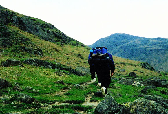 It is a stiff climb up to Helm Crag