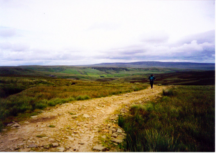 Walking down into Whitsun Dale