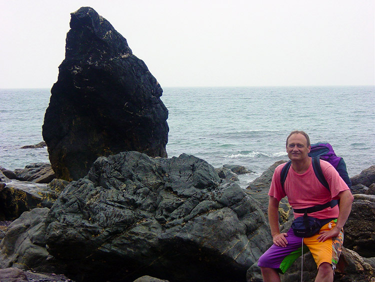 On the rocks near Looe