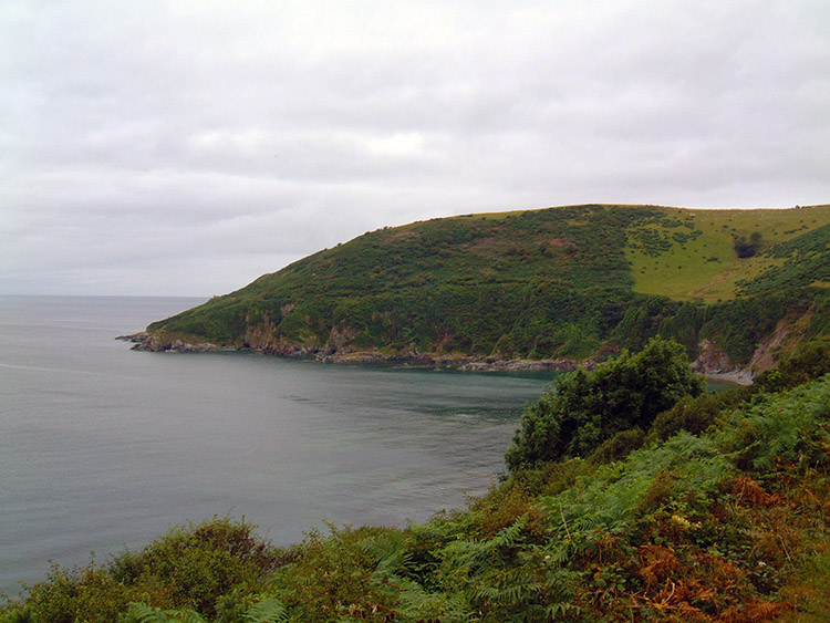 Coastal scenery near Polperro