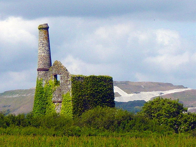 A tin mine near Five Lane Ends, Polgooth