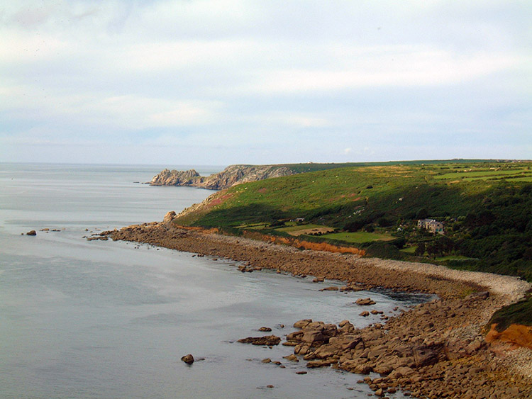 The coastline between Mousehole and Lamorna