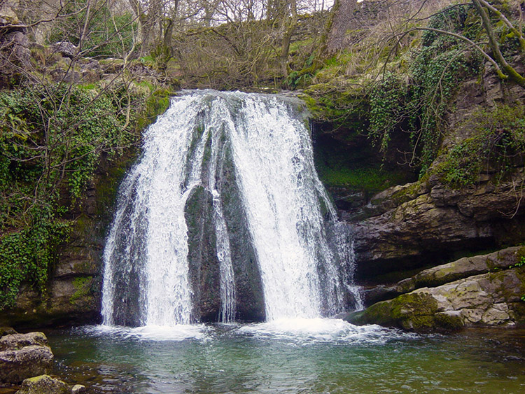Janet's Foss is in an enchanting setting