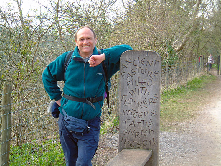 All smiles in the parkland at Aysgarth Falls