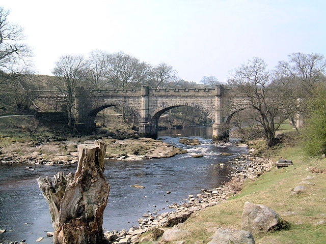 Water mains bridge near Barden Tower