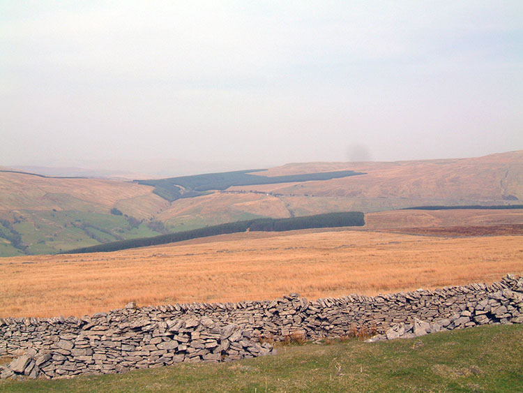 Looking across to Rise Hill