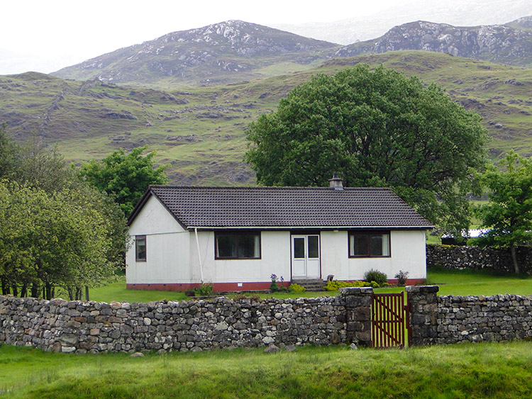 My accommodation in Inchnadamph