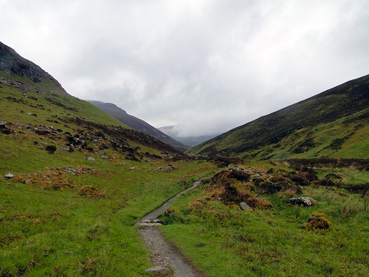 Walking up the valley to the Bone Caves