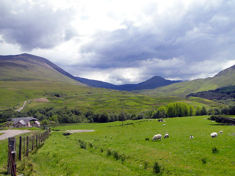 The view south from Blarmachfoldach