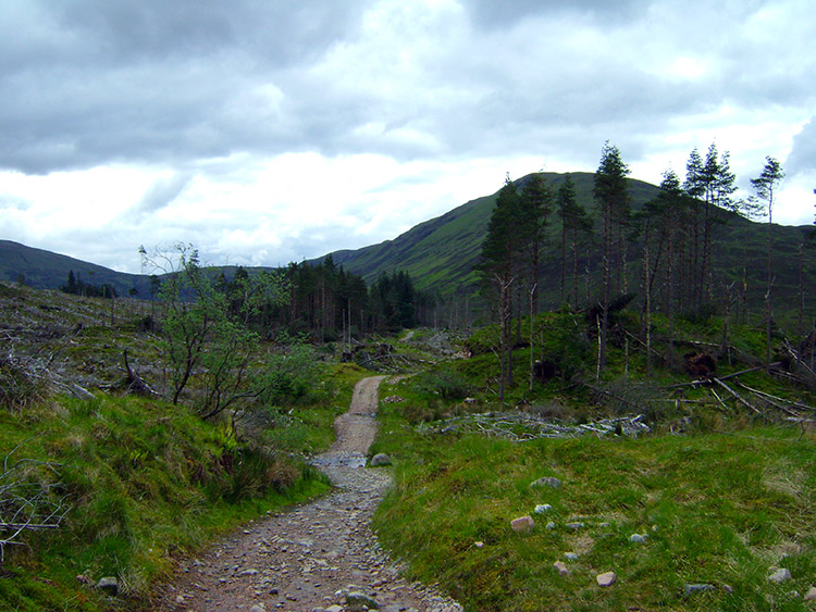 The way ahead to Old Shielings