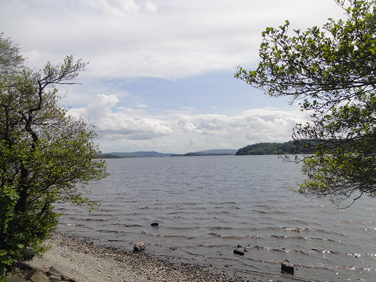 Looking across Loch Lomond from Mill of Ross