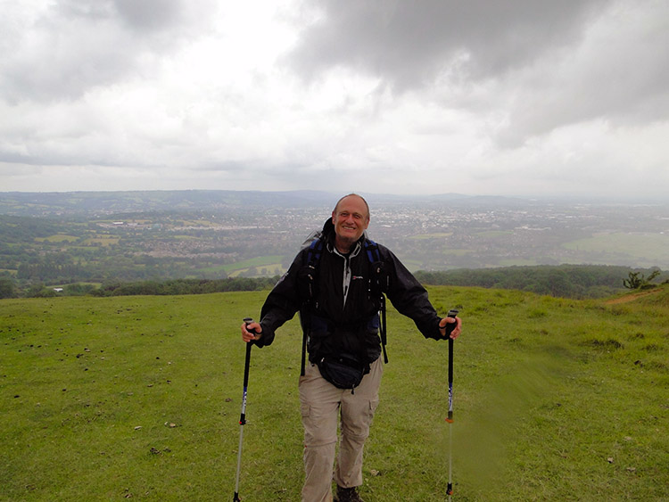 A happy me on Cleeve Hill