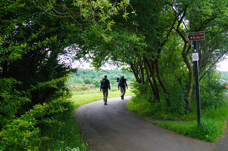 Walking through Tyne Riverside Country Park