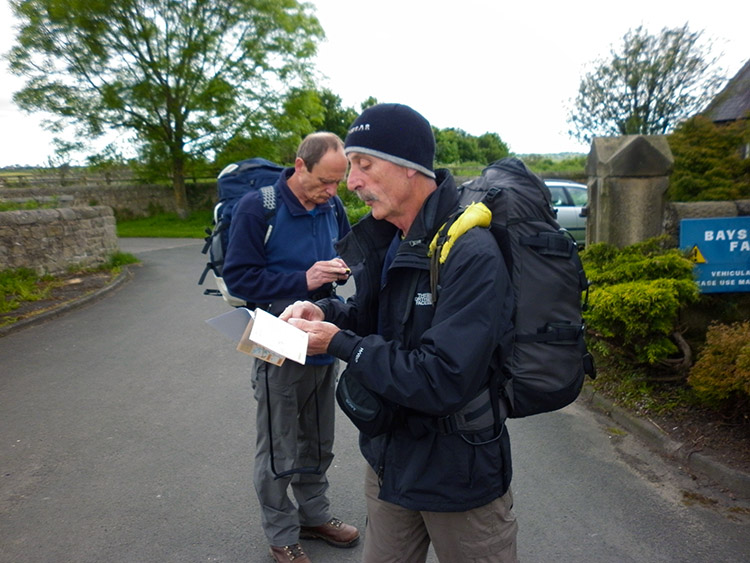 Double checking the route from Heddon on the Wall
