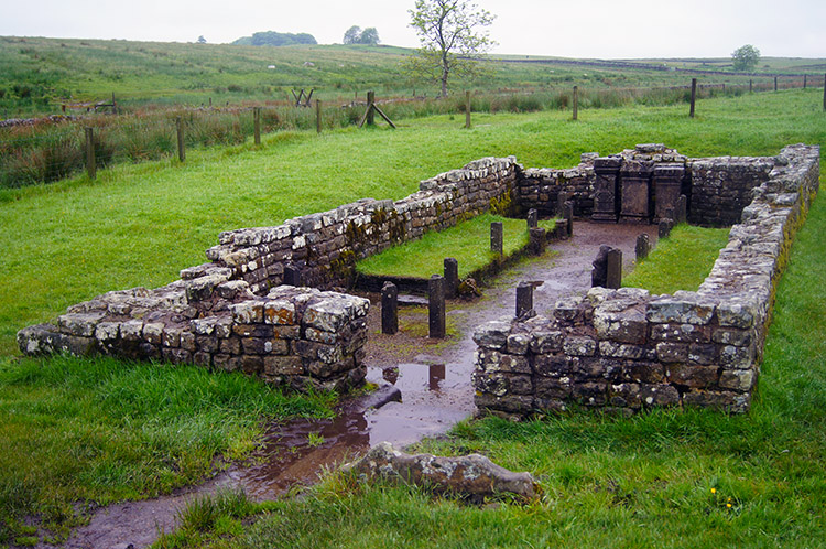 Temple at Brocoltia Roman Fort