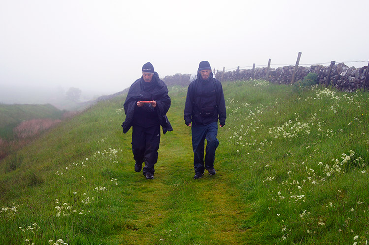 Walking beside the Vallum to Sewing Shields