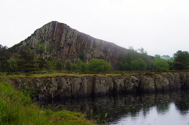 Disused quarry at Hole Gap near Burnhead