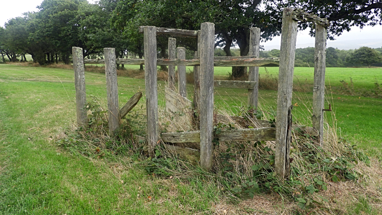 Redundant stock pen at West Hamstead