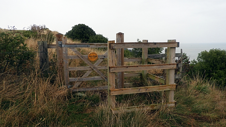 Clifftop footpath near Niton