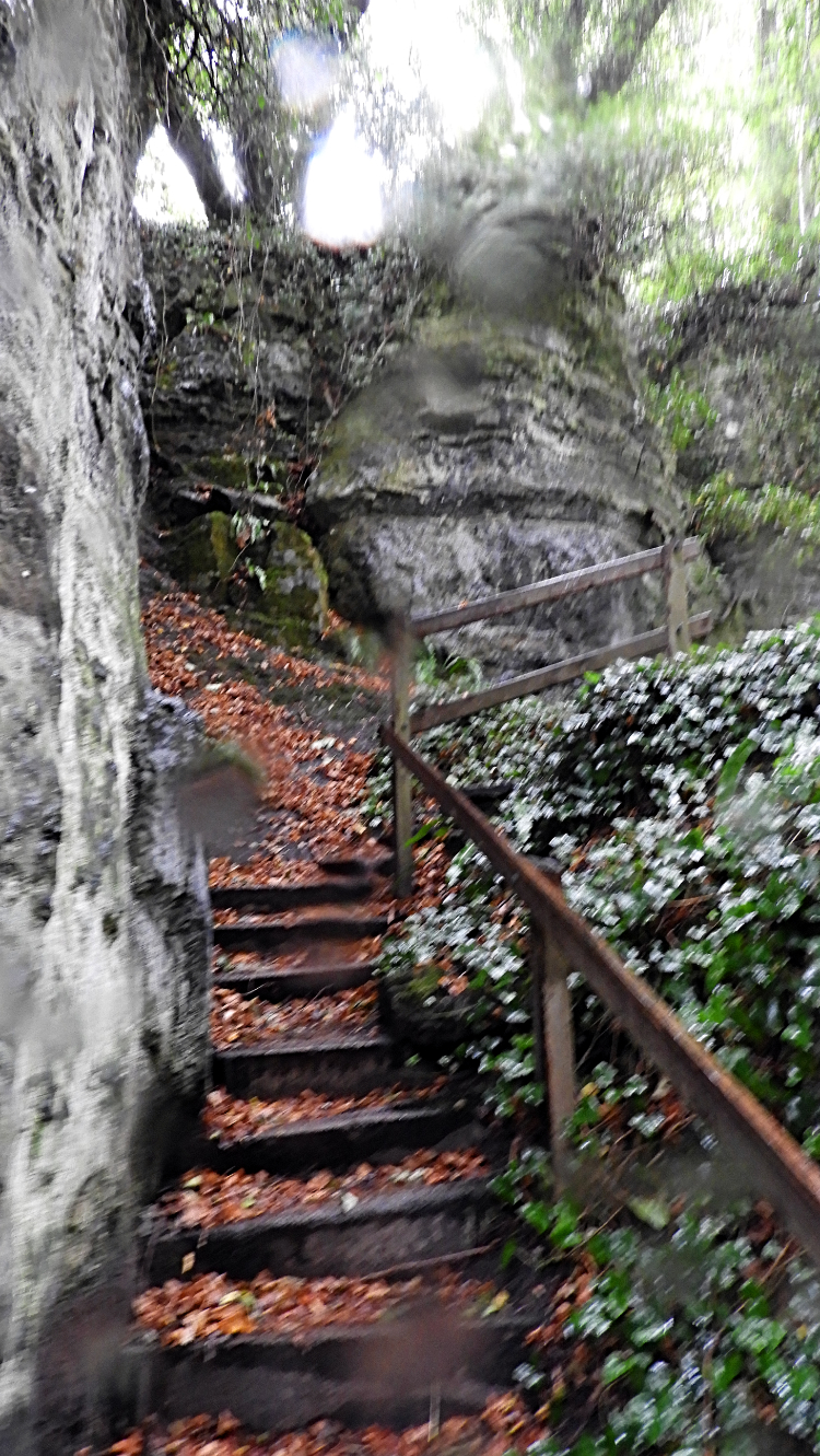 Steps to Devil's Chimney