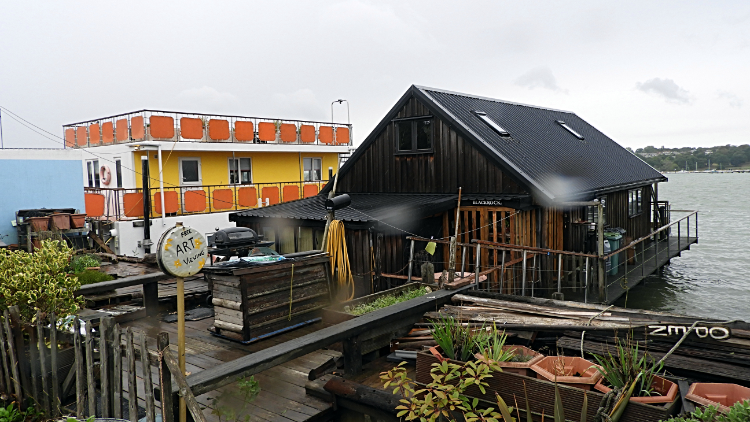 Houseboats in Bembridge Harbour