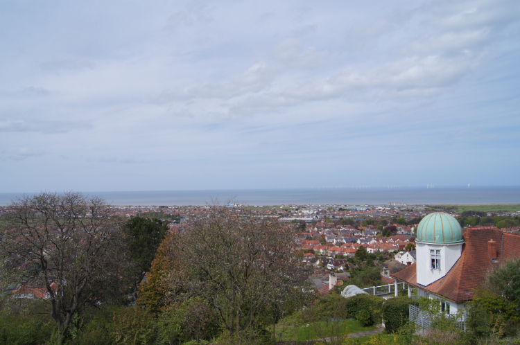 View to Prestatyn from the hillside