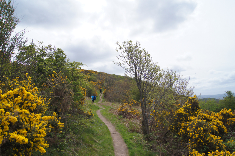 On the steep climb from Prestatyn