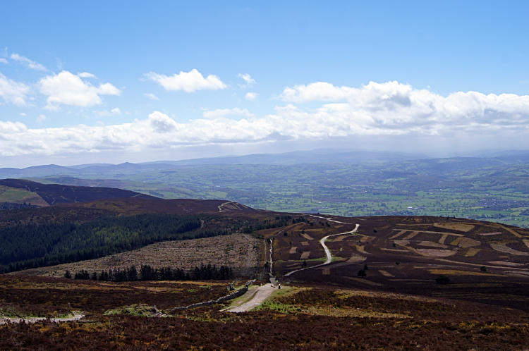 The view from Moel Famau south-west