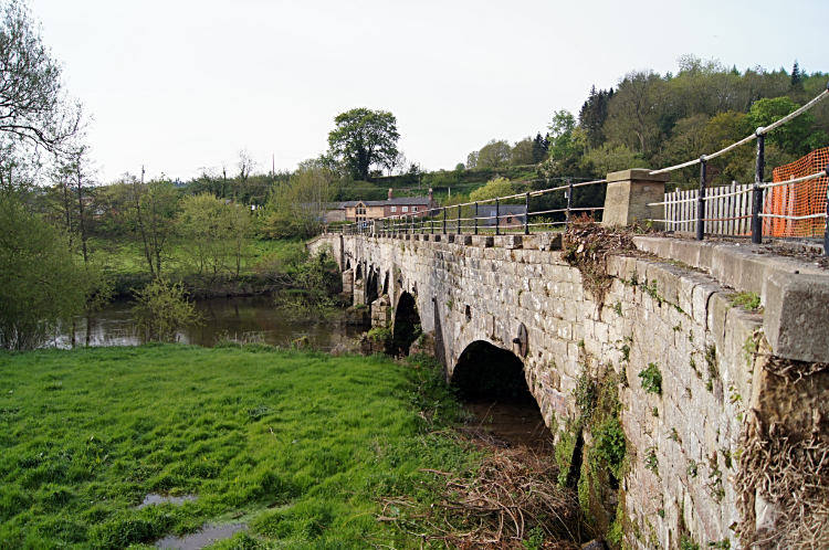 Aqueduct carrying Montgomery Canal over the River Vyrnwy