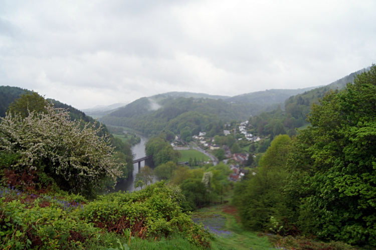 Looking down on Redbrook