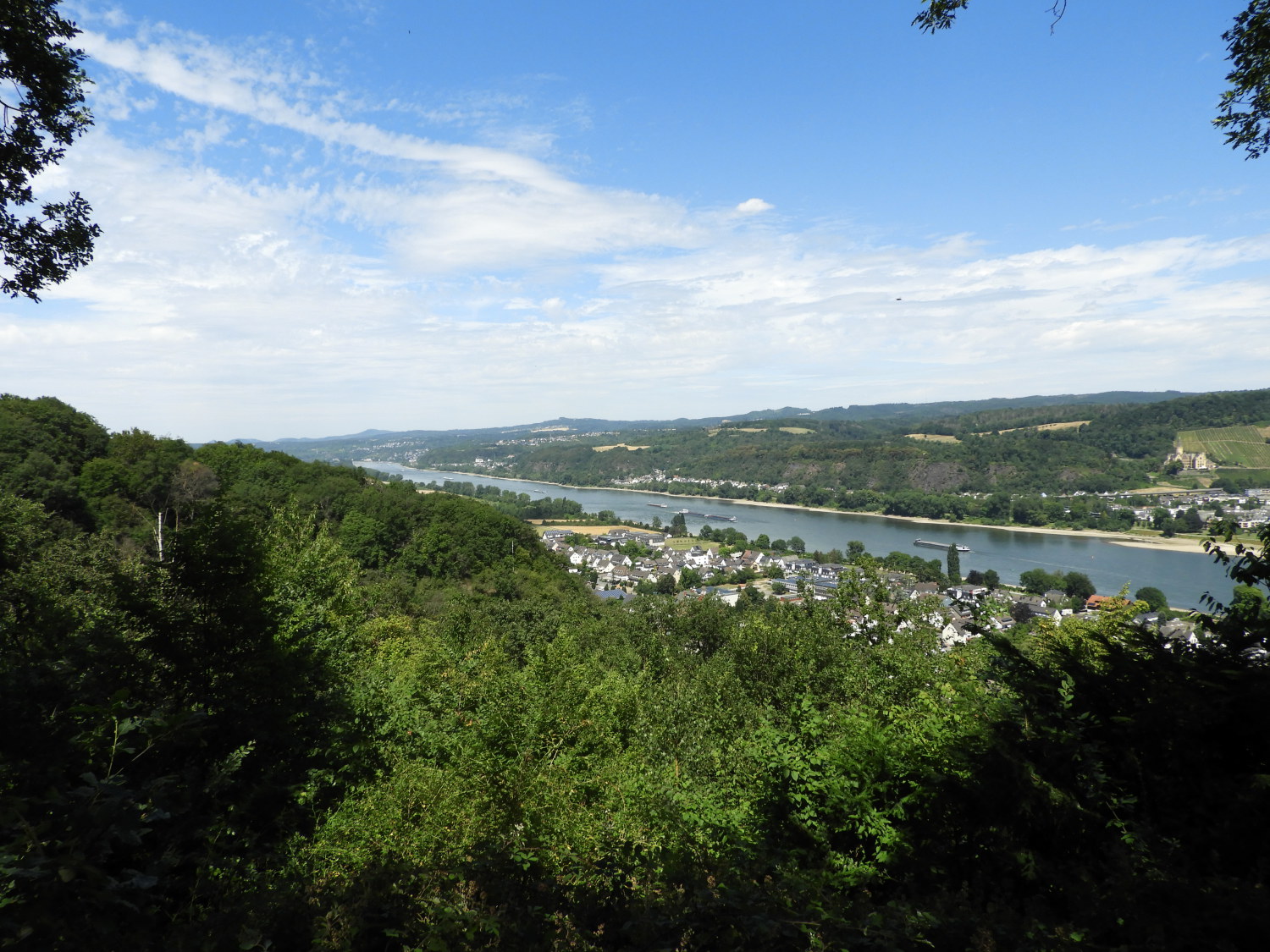 Arrival above Bad Breisig