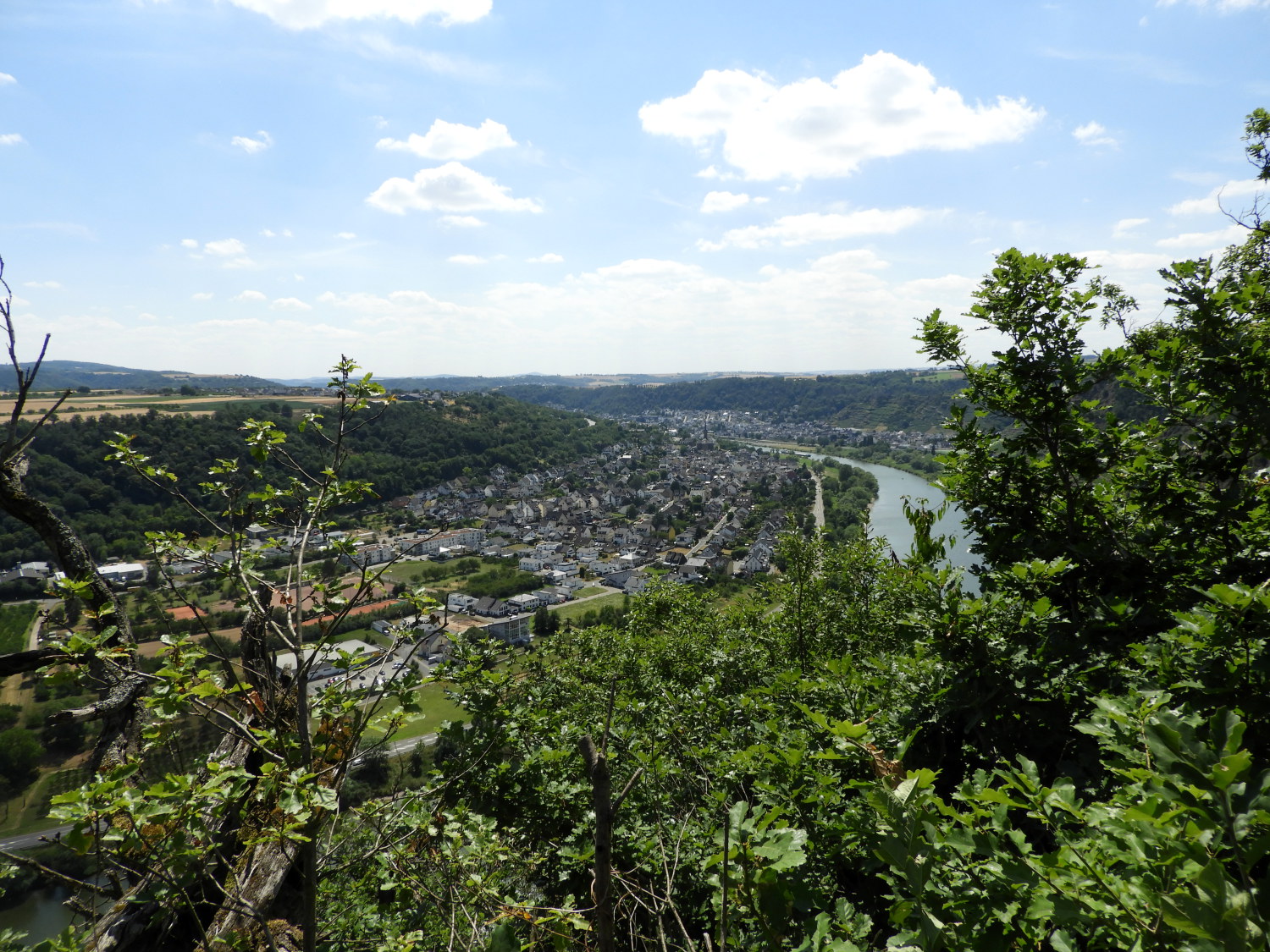 First sight of the Mosel River