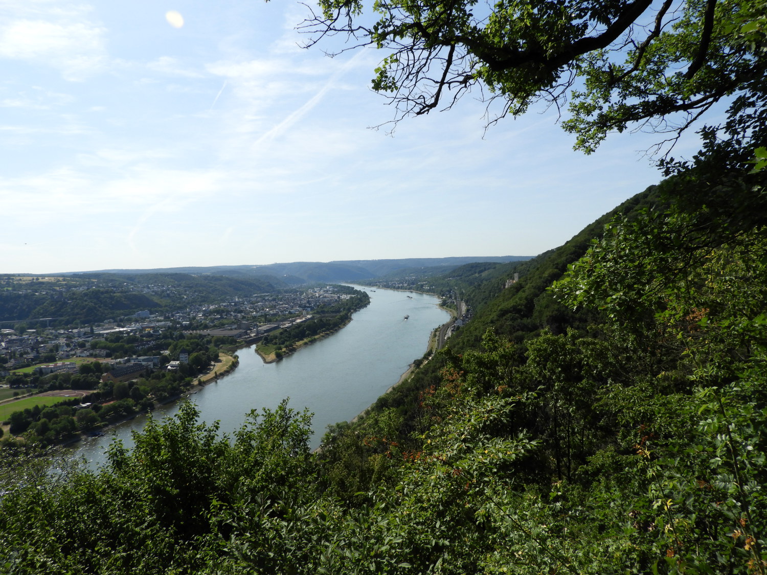 View to Lahnstein from above Siechhausbach