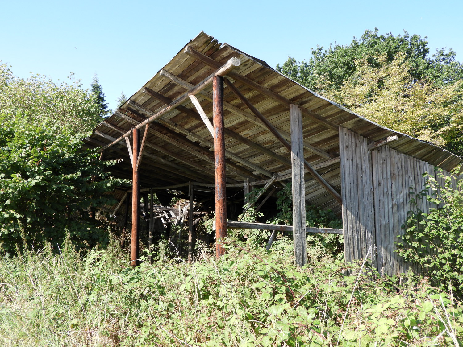 Decaying barn at Berghof