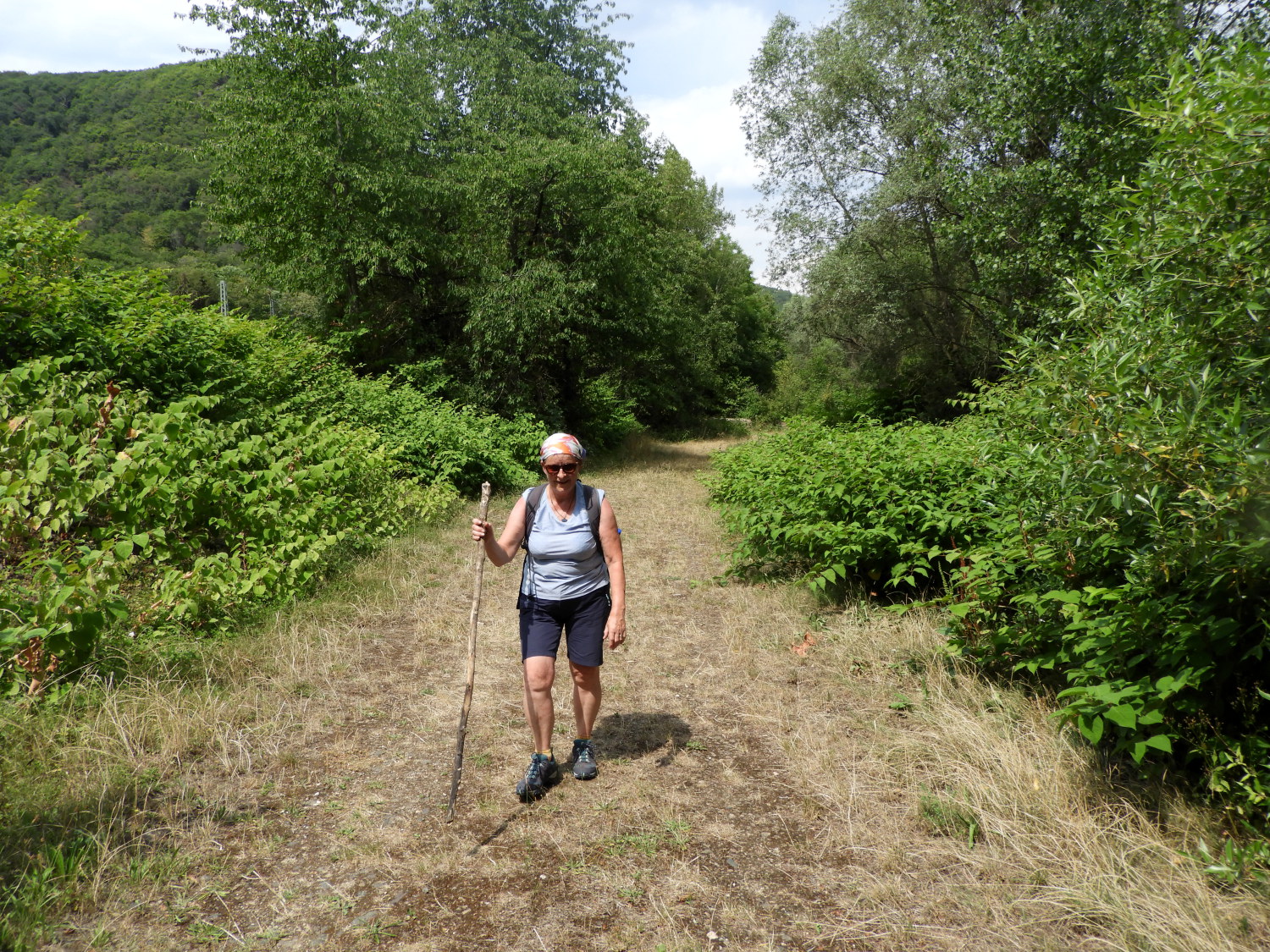 Lil's last hard yards on the Rheinburgenweg