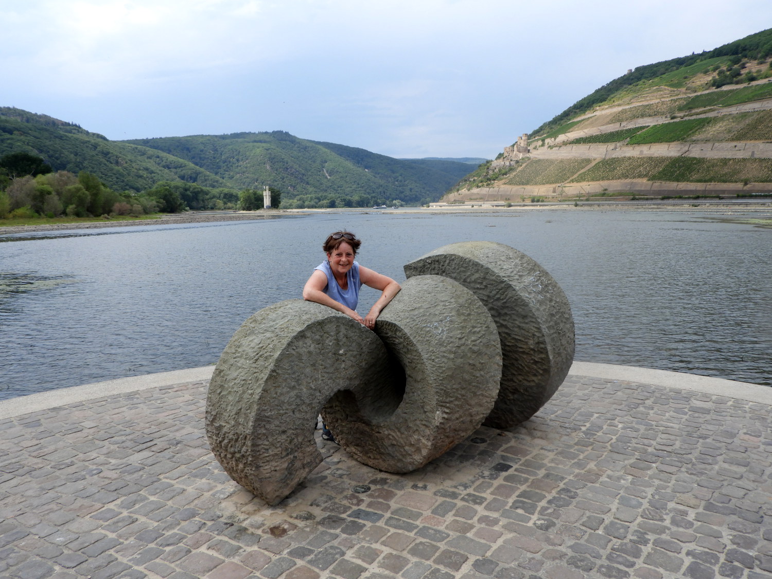 End of the walk in Bingen